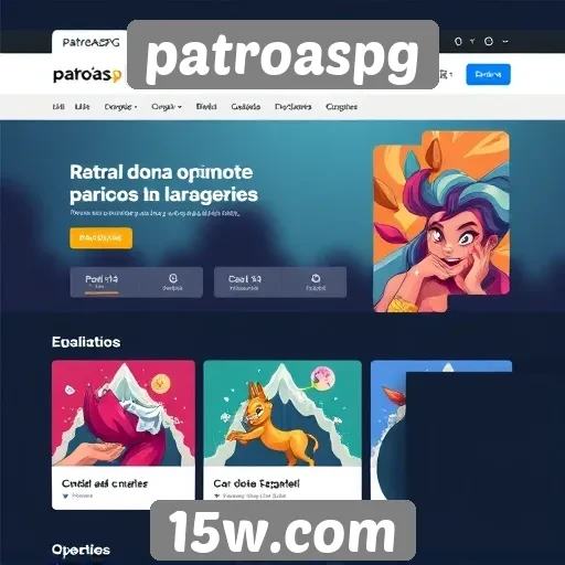 experiência de usuário no site patriaspg